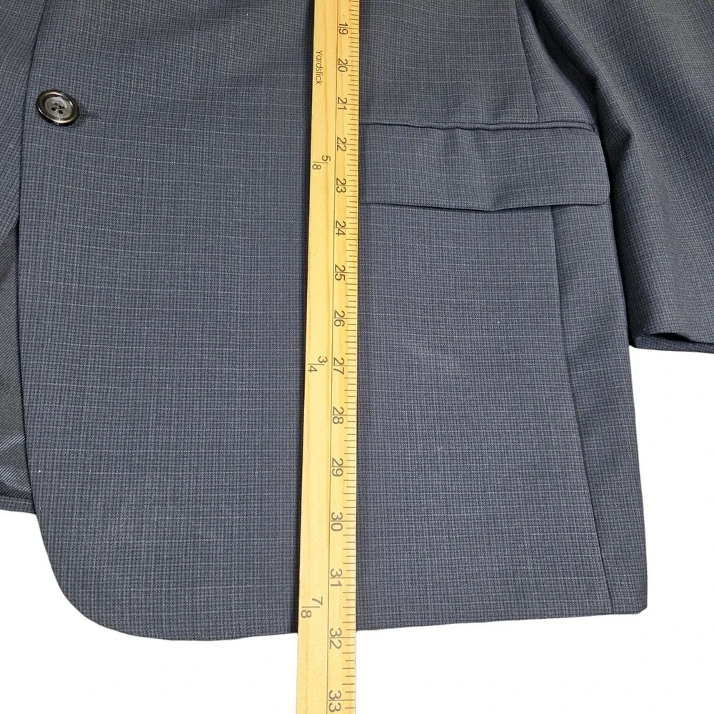Burberry London Kensington Wool Mens Blazer Jacket Sport Coat 46 SHT See Details